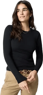 J. Crew Factory long sleeve girlfriend tee
