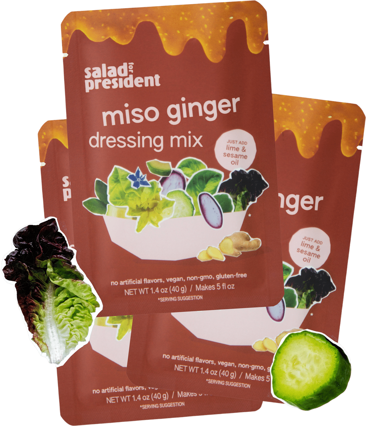 Salad For President - Miso Ginger