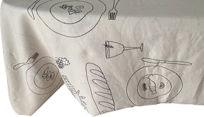 Hand Embroidered Dinner Table Cloth