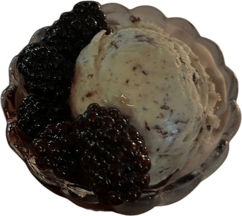 Bay Leaf Chip Ice Cream @ Little Fish