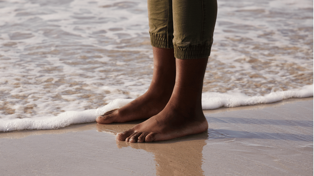 Walking Outside Barefoot