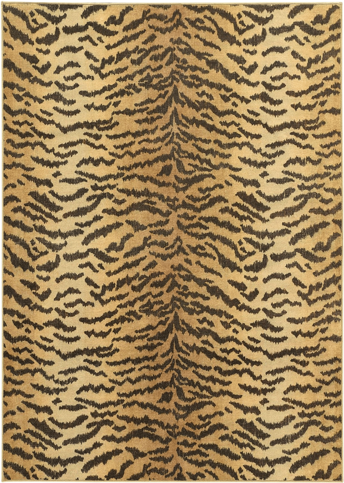 Tigre Gold Rug by Scalamandré