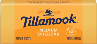 Medium Cheddar Cheese Block