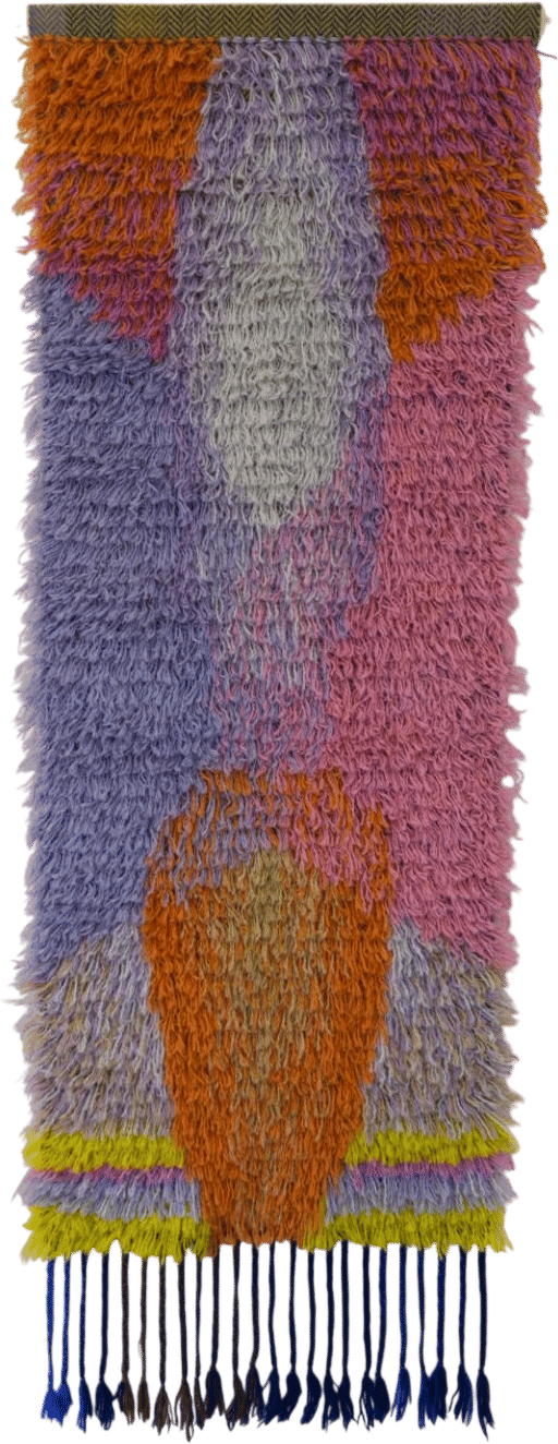 Steph's Score (Back) 60x22” Hand Dyed Wool (2025)