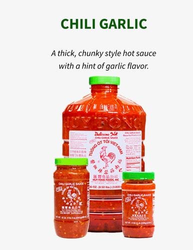 Huy Fong Chili Garlic Sauce