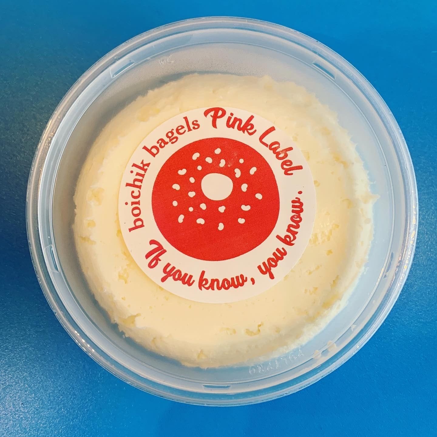 boichik bagels pink label cream cheese