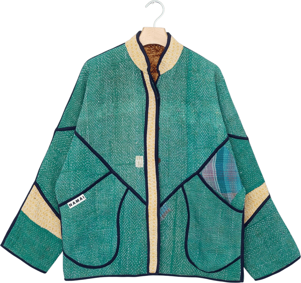 Kantha patchwork jacket
