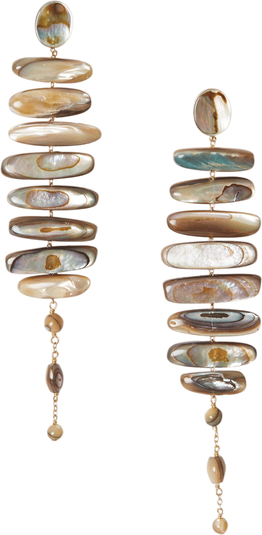 Chan Luu Mizumi Abalone Earrings