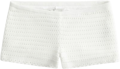 Crochet Style Shortie Shorts