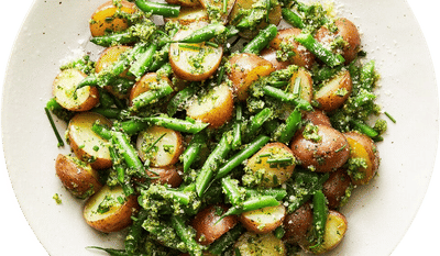 Chive Pesto Potato Salad Recipe