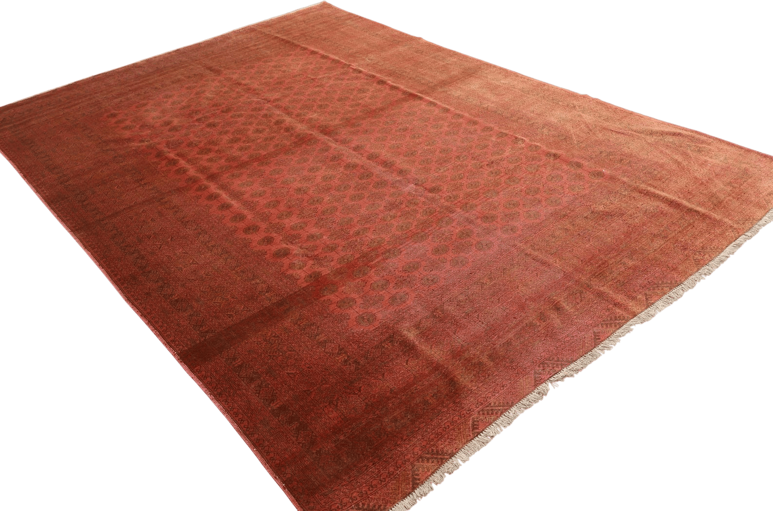 1920s Antique Turkmen Tribal Bukhara Rug