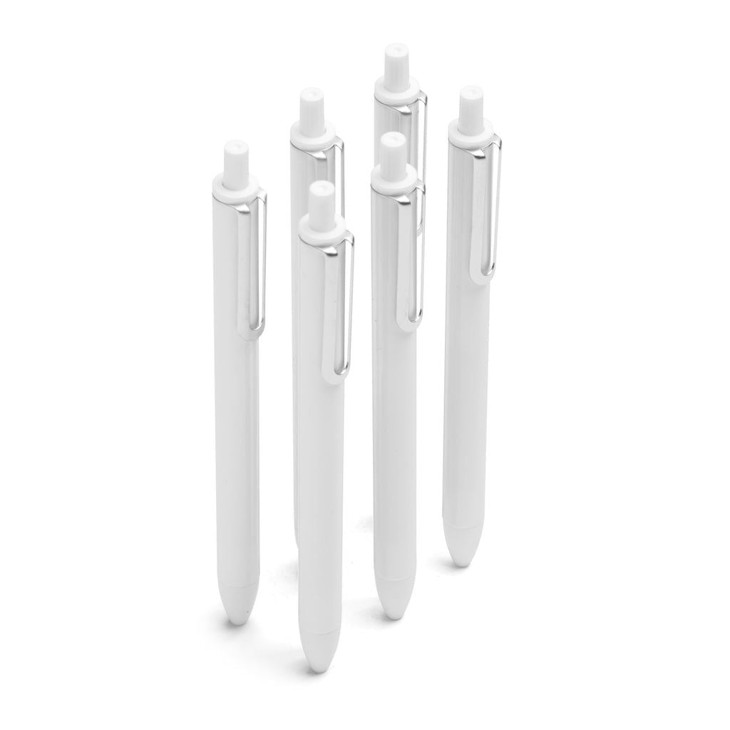 Retractable Gel Luxe Pens, Set of 6