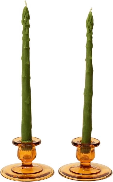 Asparagus Taper Candles