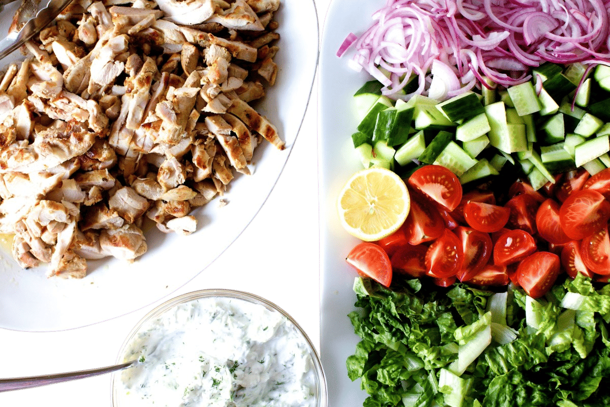 smitten kitchen chicken gyro salad