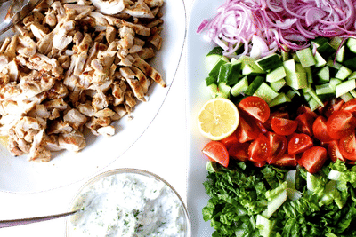 Chicken Gyro Salad Recipe
