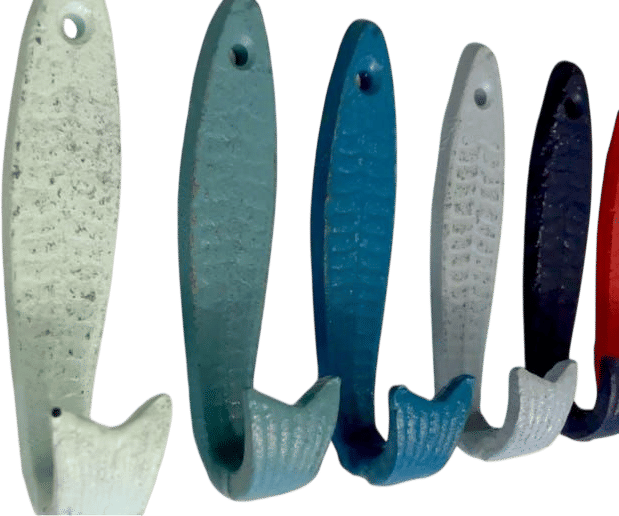 Cast Iron Fish Wall Hook
