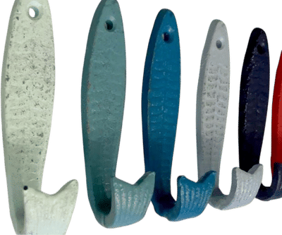 Cast Iron Fish Wall Hook