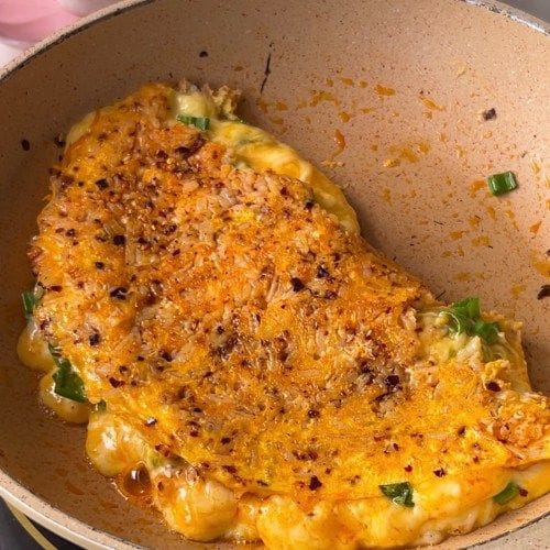 Five-Minute Crispy Rice Omelette