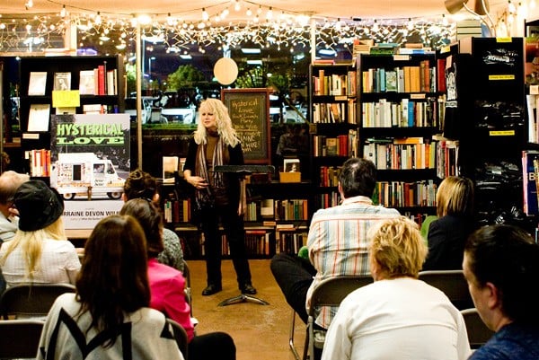 go to author talks when they visit your town