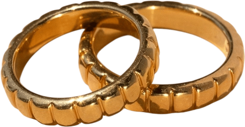 Custom handcarved bands for Naomi and Graham 