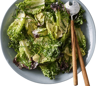 Green Salad With Sour Cream and Onion Dressing Recipe