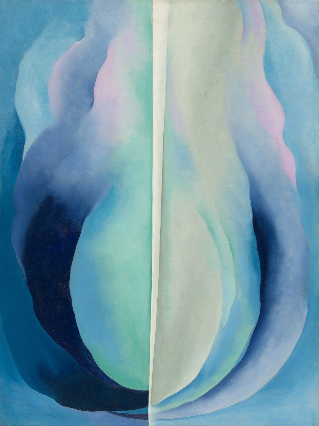 Georgia O'Keeffe Abstraction Blue (1927)