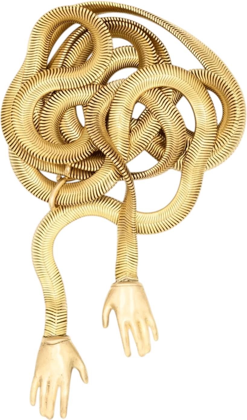 Hand Bolo Necklace (Samantha Slater Studio)
