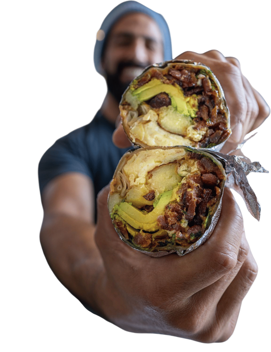 The Breakfast Burrito @ Cat and Cloud Cafe