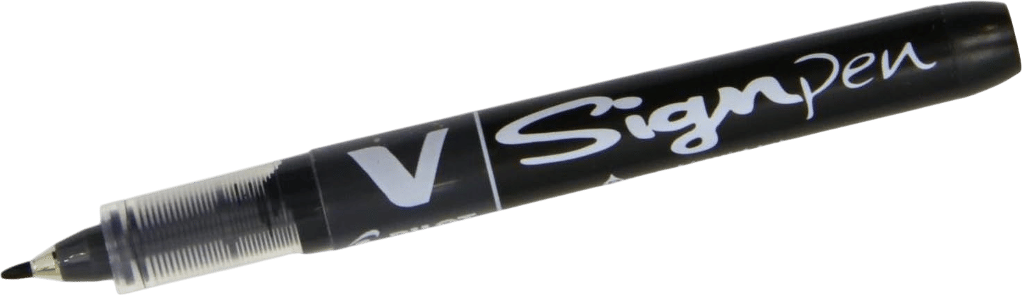 V Sign Pen