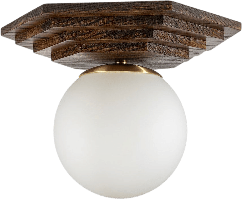 Marlowe Heptagon Flush Mount Light