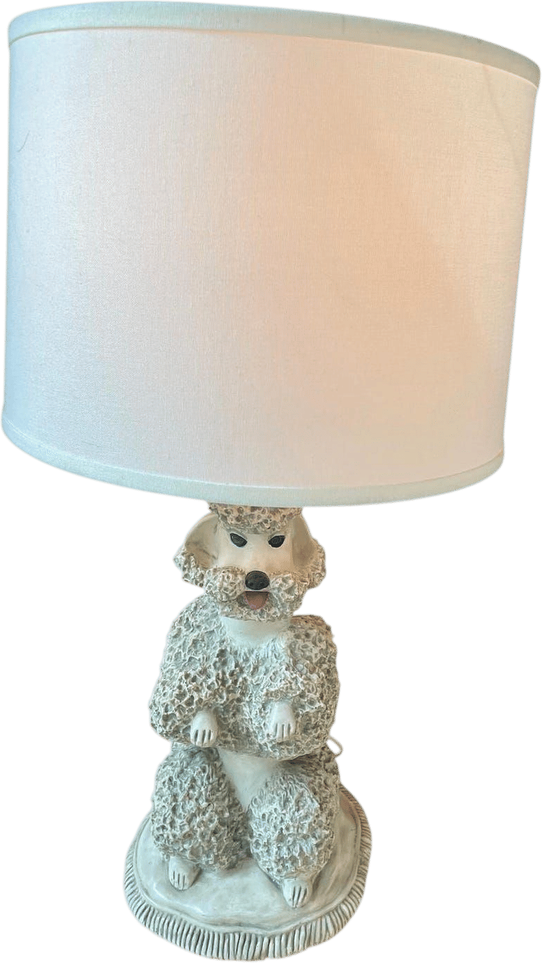 Phyllis Morris Spaghetti Poodle Table Lamp