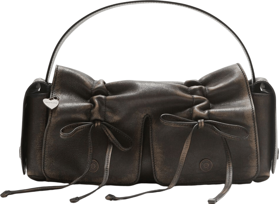 Acne Studios Multipocket Shoulder Bag - Dark Brown/Beige