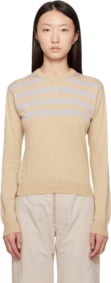 Paloma Wool Beige & Gray Salim Sweater