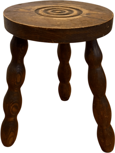 Vintage French Bobbin Stool