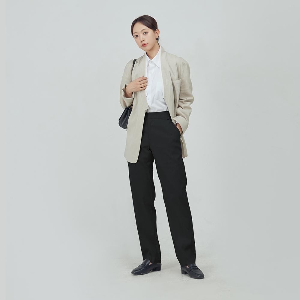 leesle 리슬 | leerum trousers 이룸 바지 (black)