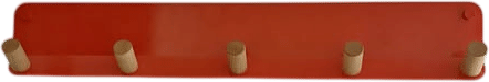 Schoolhouse Orange Entryway Hooks
