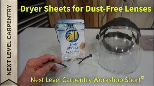Dust Free Safety Glasses for Woodworkers