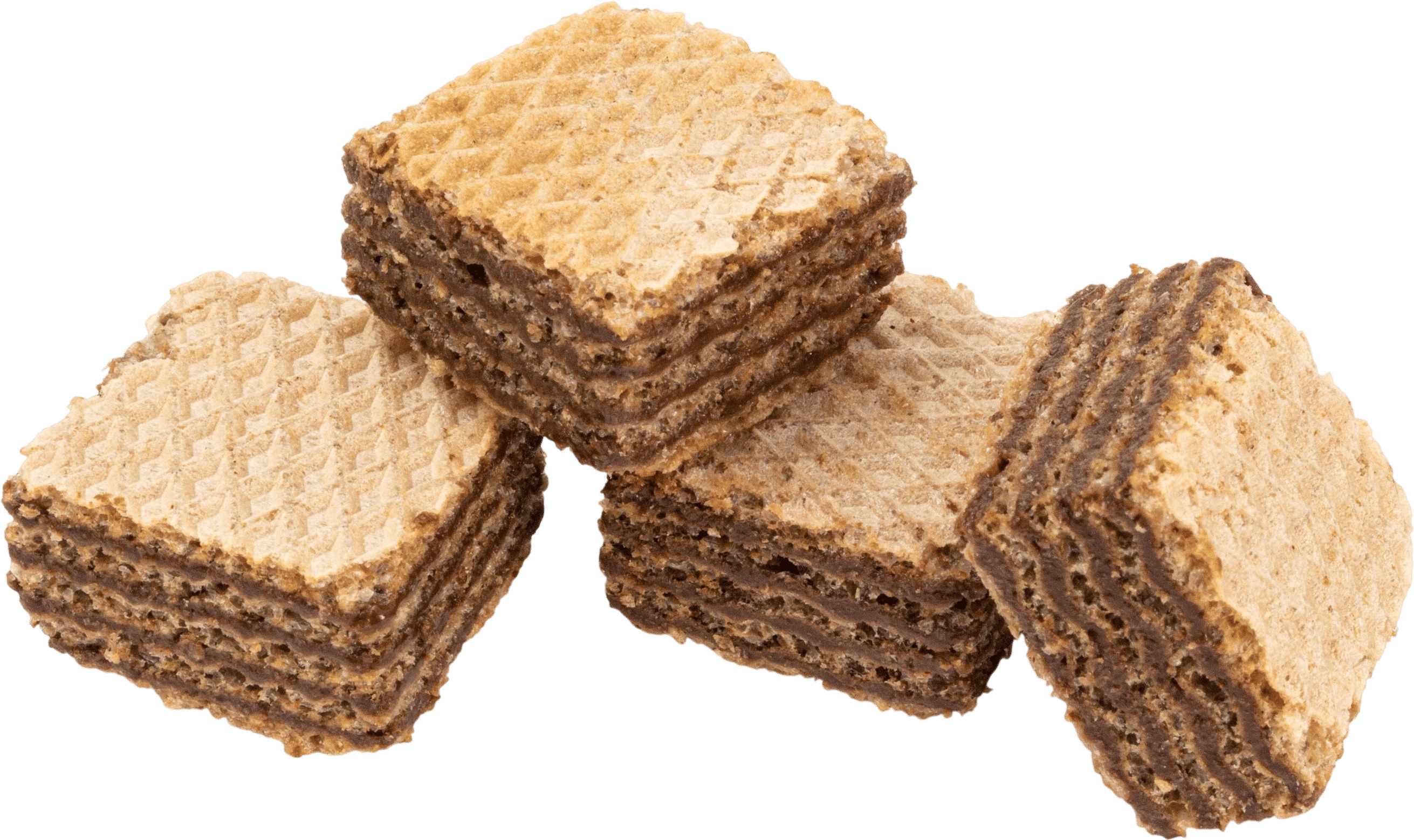 Quadratini Hazelnut Wafer Cookies
