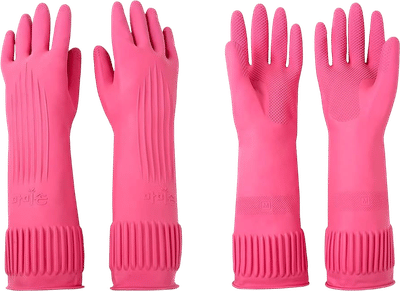 Rubber Dishwashing Gloves