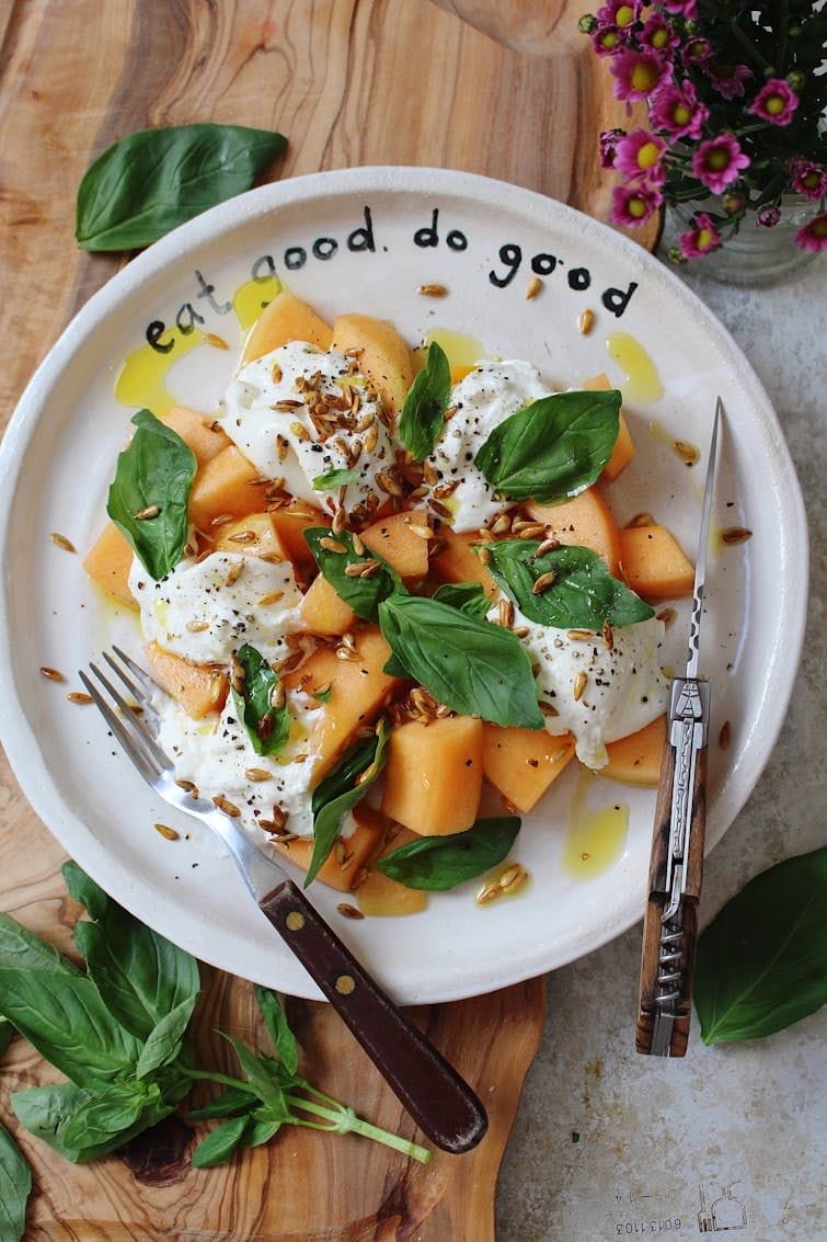 Pickled Melon + Burrata Recipe