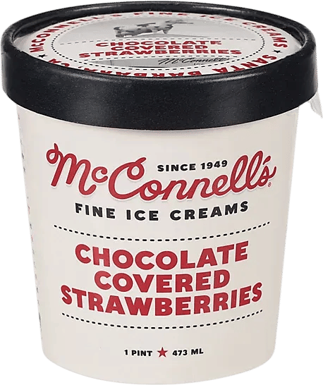 McConnells Ice Cream - Chocolate Covered Strawberries 