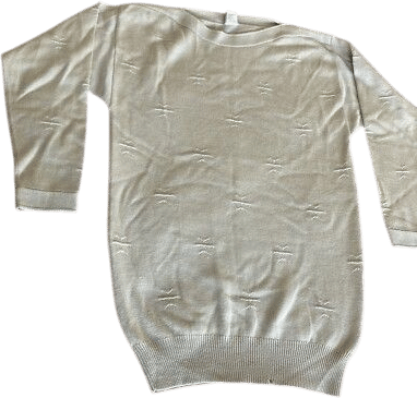 Krizia Maglia Vintage Creme Oversized Sweater Women Size M | eBay