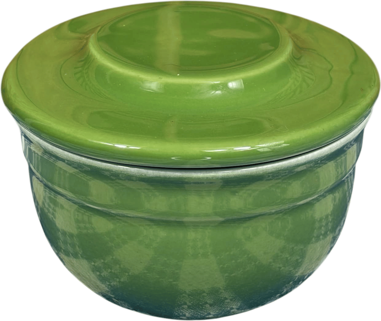 Emile Henry Green Ceramic Butter Keeper