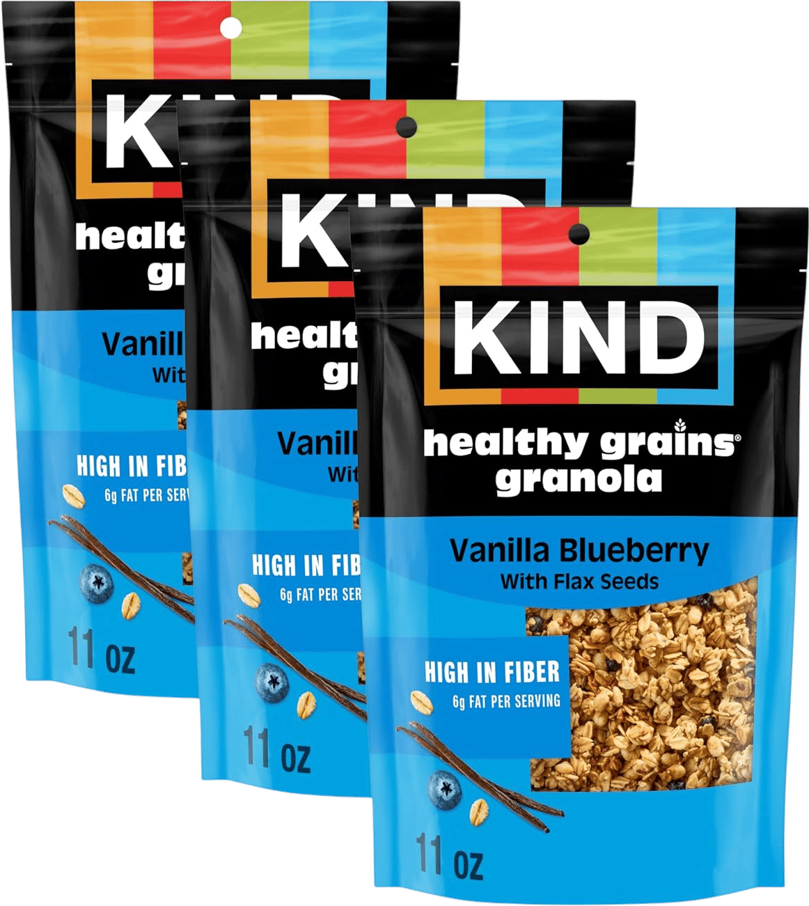 Healthy Grains Granola, Vanilla Blueberry