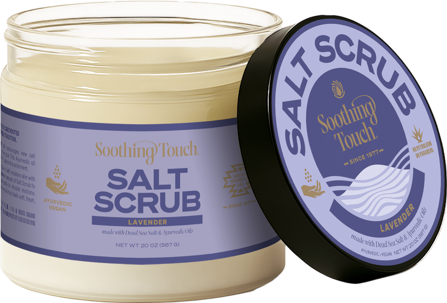 Salt scrub before bed