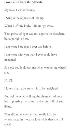 Love Letter from the Afterlife (Andrea Gibson)