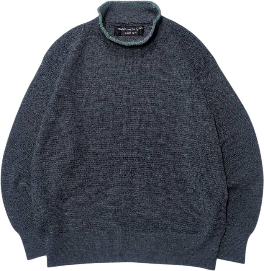 Comme des Garçons Homme Plus 1992 Wool Roll Neck Sweater