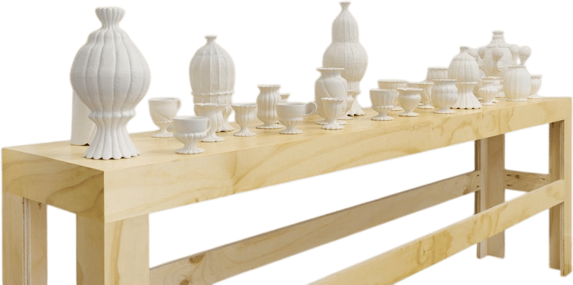 Medium Wide Vases by Ori Carlin