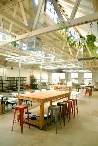 stone coyote pottery studio!