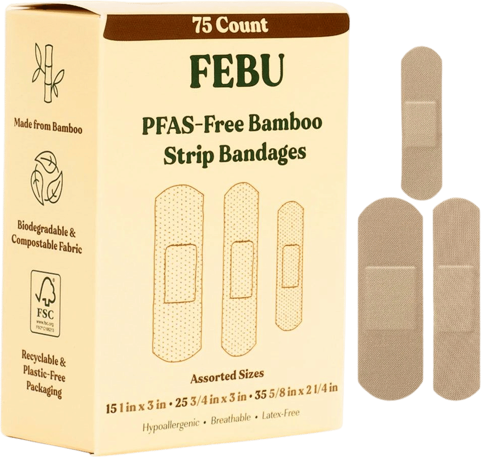 FEBU | PFAS-Free Bamboo Bandages